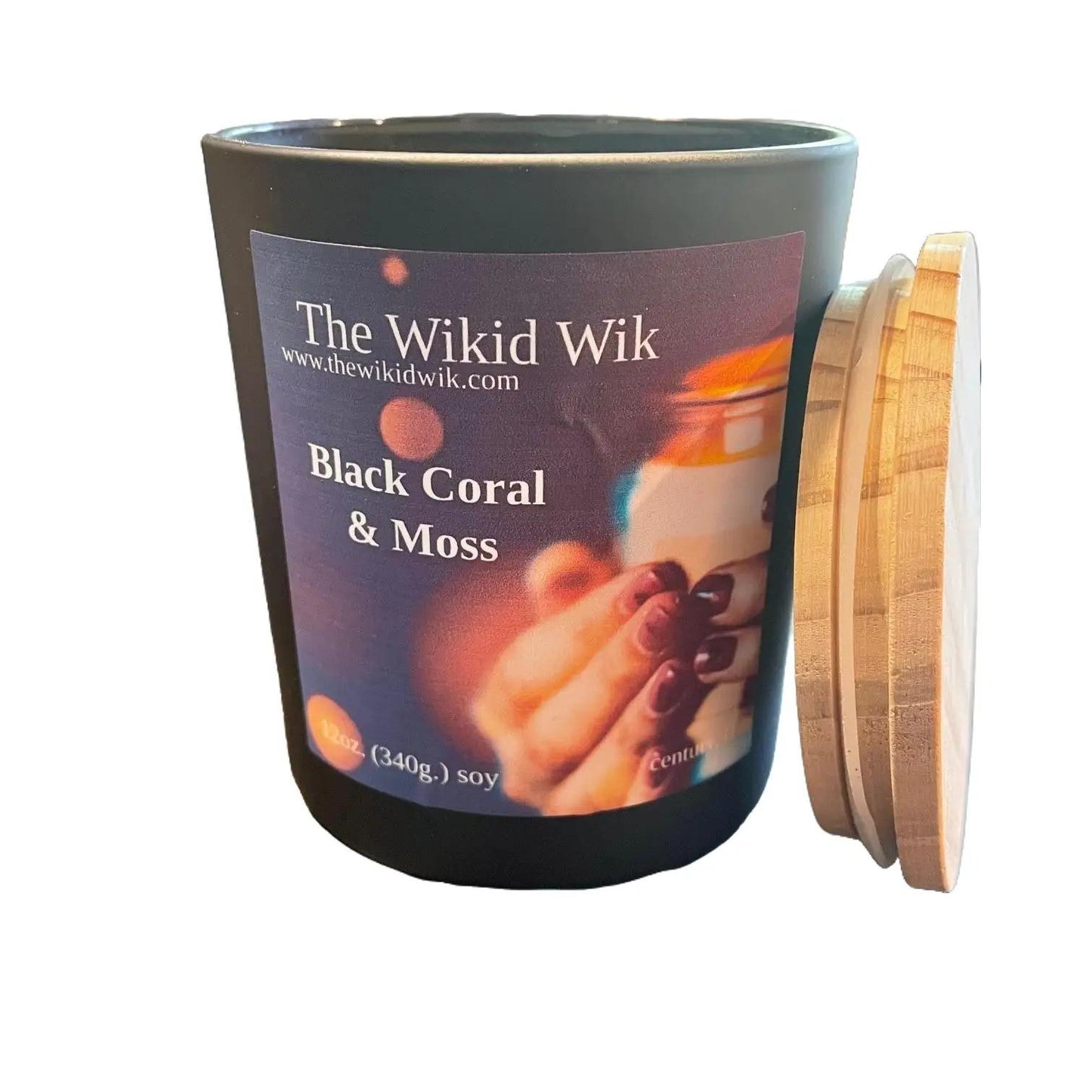 Black Coral & Moss - Wikid Chic Scented Candle (NEW)