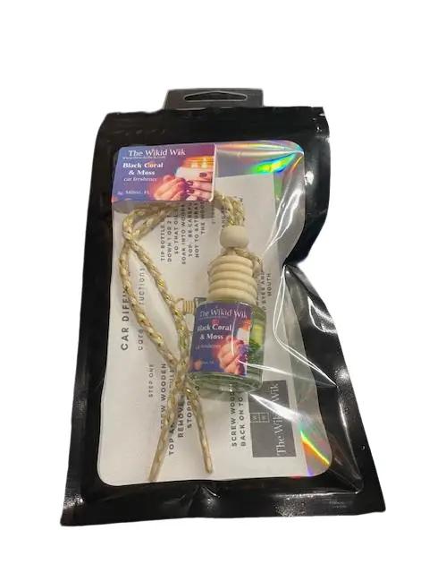 Black Coral & Moss - Car Freshener/Car Diffuser (NEW)...Clean, elevated, and effortlessly modern — like stepping into a sleek, freshly detailed car.