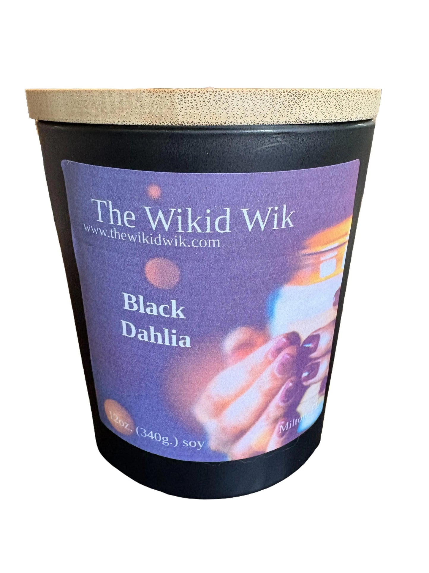 Black Dahlia - Scented Soy Candle (NEW)...Dark, elegant, and beautifully mysterious — like a rare bloom unfolding beneath the moonlight