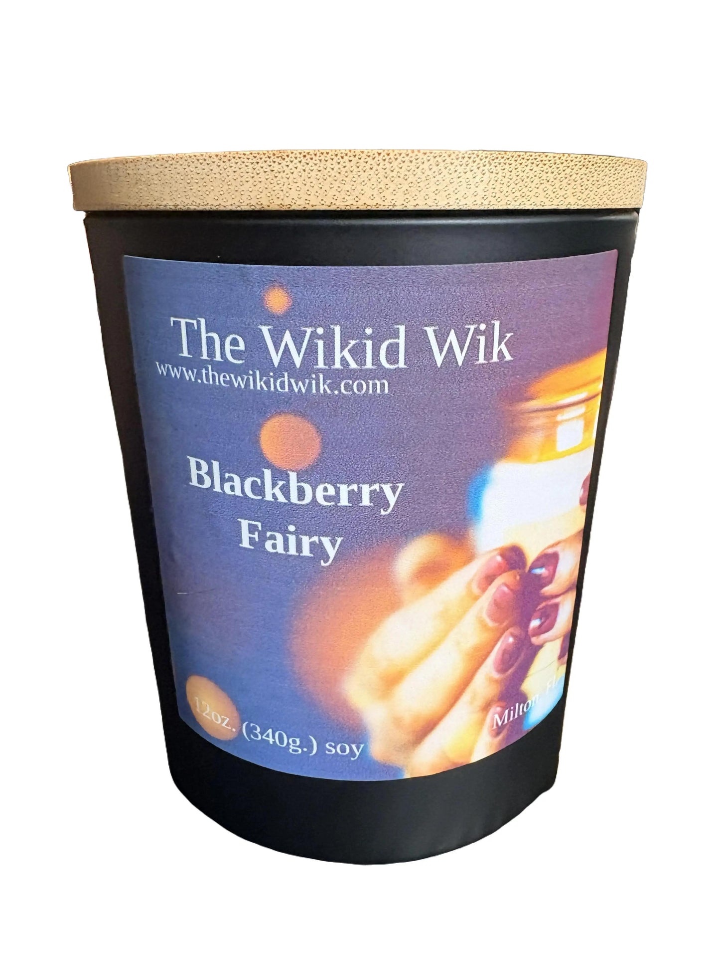 Blackberry Fairy - Scented Soy Candle (NEW)...Whimsical, juicy, and a little magical — like wandering through a blackberry forest at twilight