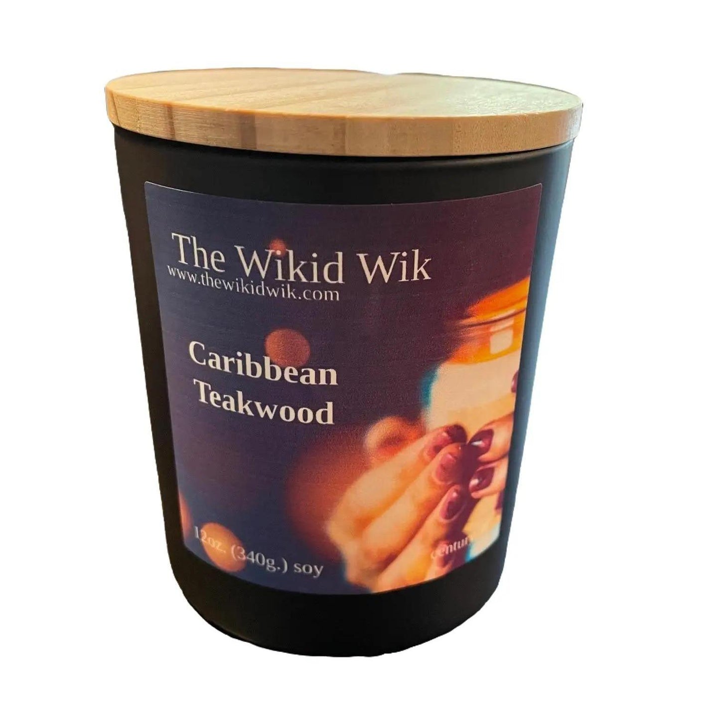 Caribbean Teakwood - Wikid Chic Scented Candle (NEW)