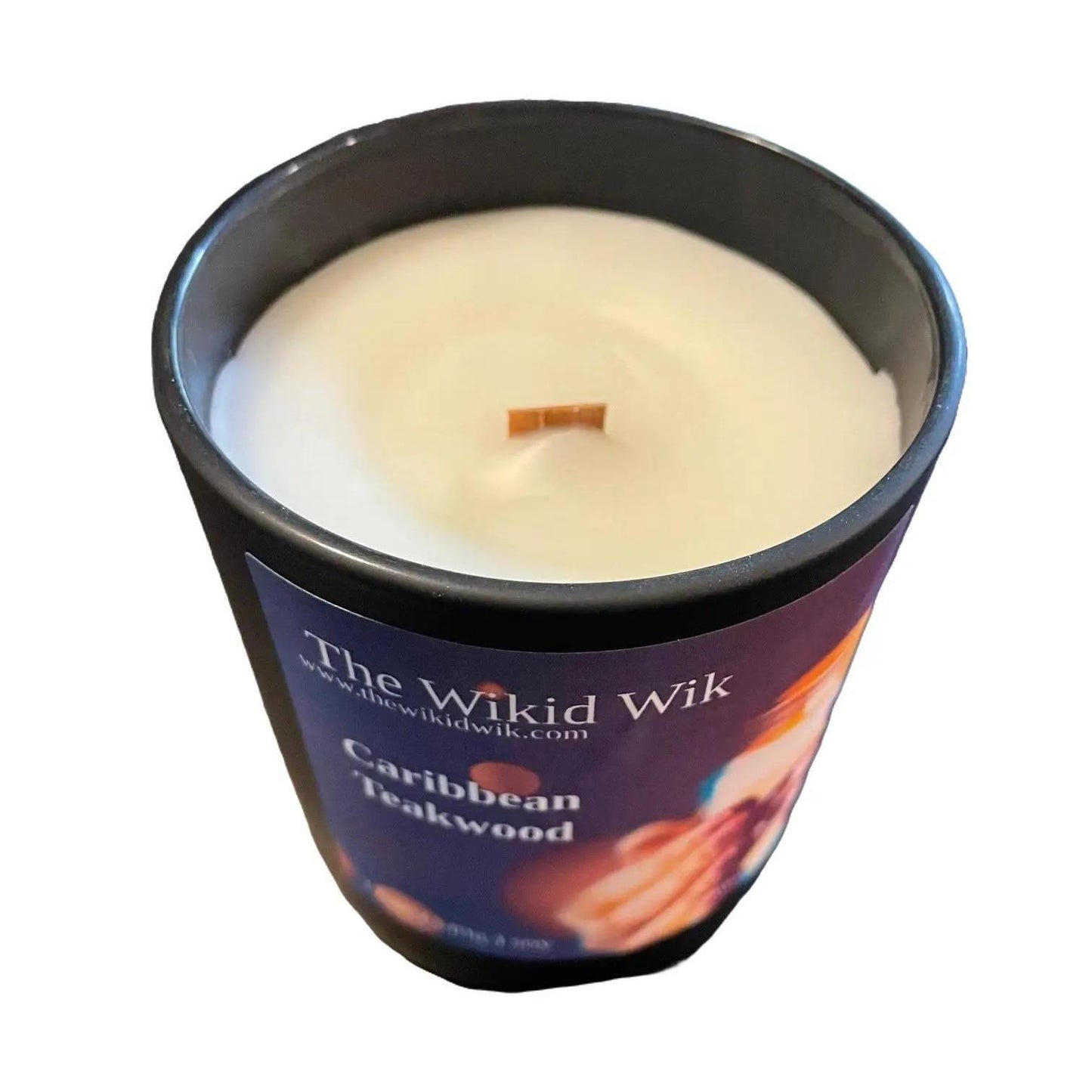 Caribbean Teakwood - Wikid Chic Scented Candle (NEW)