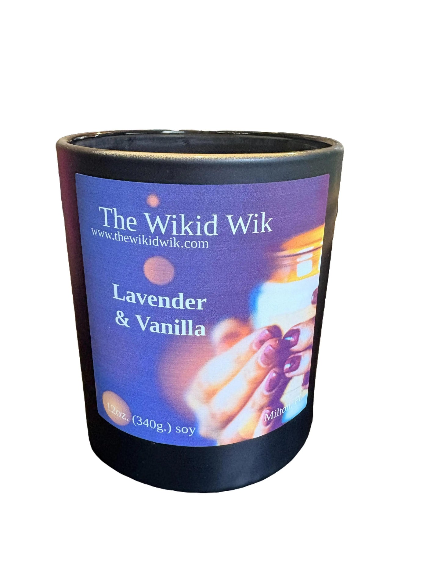 Lavender & Vanilla - Scented Soy Candle (NEW)...Calming, cozy, and comforting — like winding down in a softly lit, peaceful space.