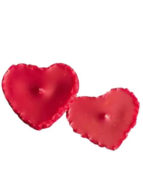 Valentines Hearts - Hot Tamales (hot cinnamon) Scented Candles (Red) (NEW)