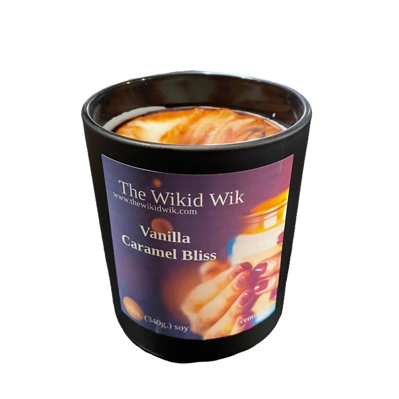 Vanilla Caramel Bliss - Scented Soy Candle (NEW)