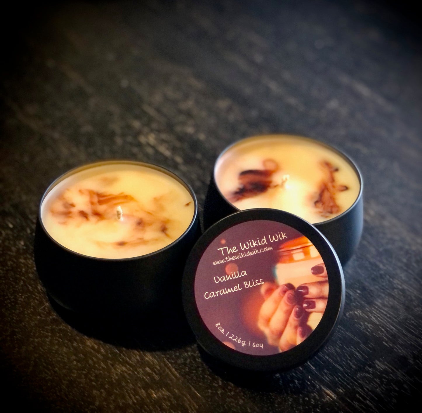 Vanilla Caramel Bliss - Scented Candle