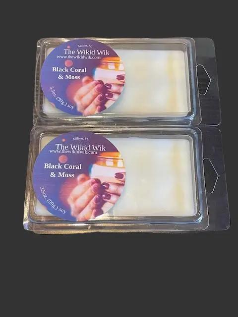Black Coral & Moss - Wax Melts (NEW)...Clean, elevated, and effortlessly modern — like a sleek, freshly refreshed space.