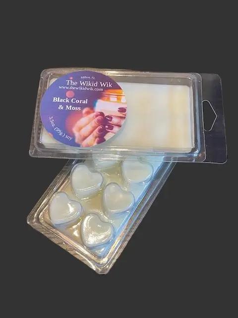 Black Coral & Moss - Wax Melts (NEW)...Clean, elevated, and effortlessly modern — like a sleek, freshly refreshed space.