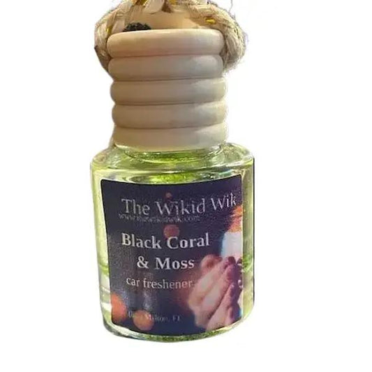 Black Coral & Moss - Car Freshener/Car Diffuser (NEW)...Clean, elevated, and effortlessly modern — like stepping into a sleek, freshly detailed car.