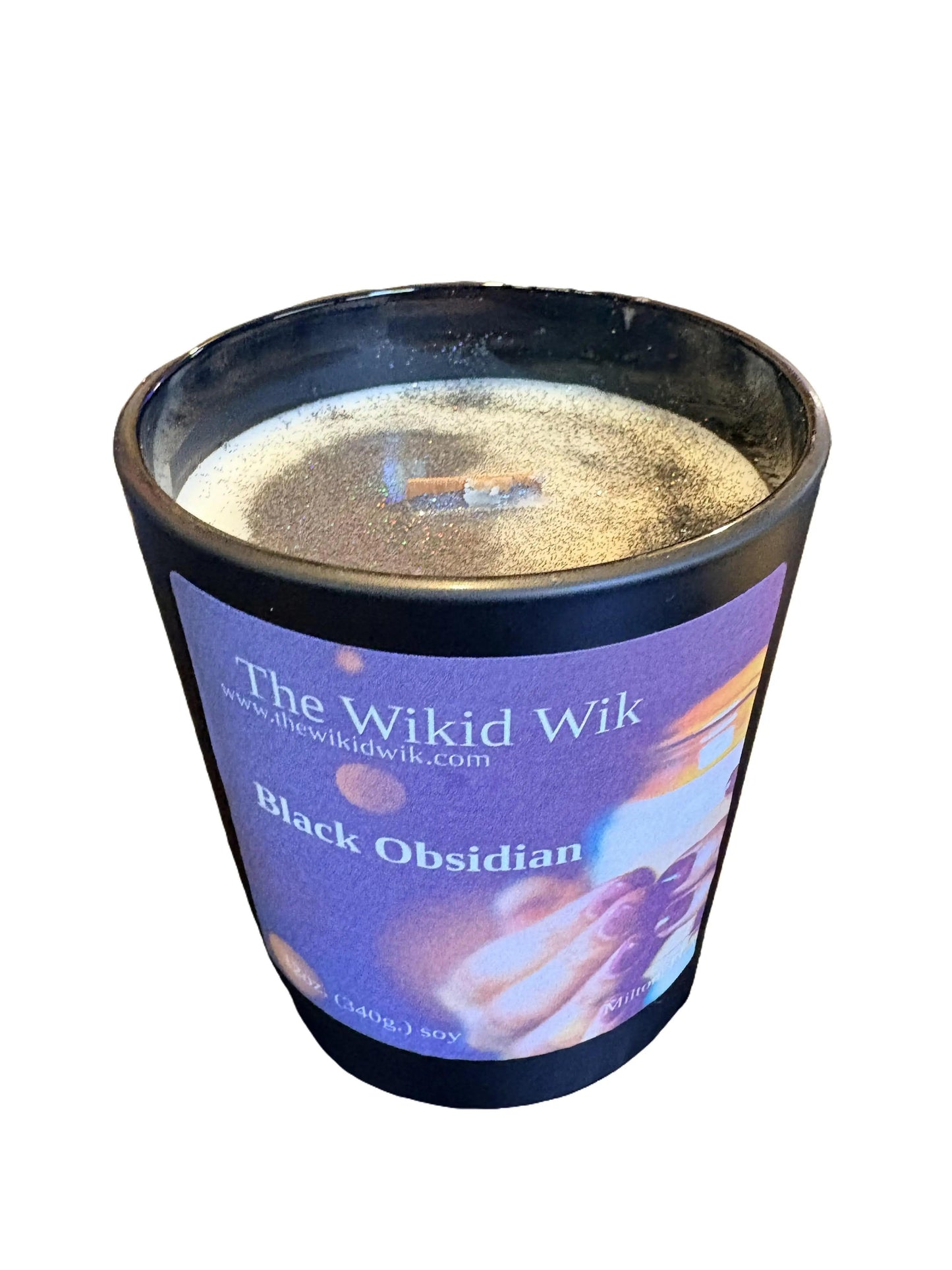 Black Obsidian - Scented Soy Candle (NEW)...Dark, sophisticated, and irresistibly captivating — like polished obsidian glowing in the moonlight