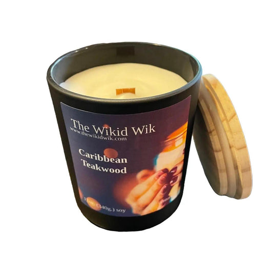 Caribbean Teakwood - Wikid Chic Scented Candle (NEW)
