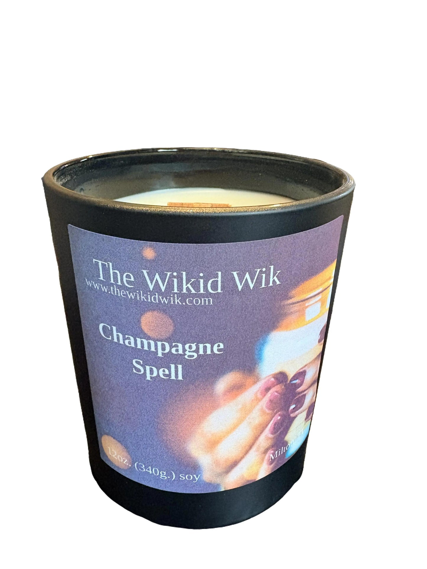 Champagne Spell - Scented Soy Candle (NEW)...Sparkling, enchanting, and irresistibly alluring — like a little bit of magic poured into every celebration.