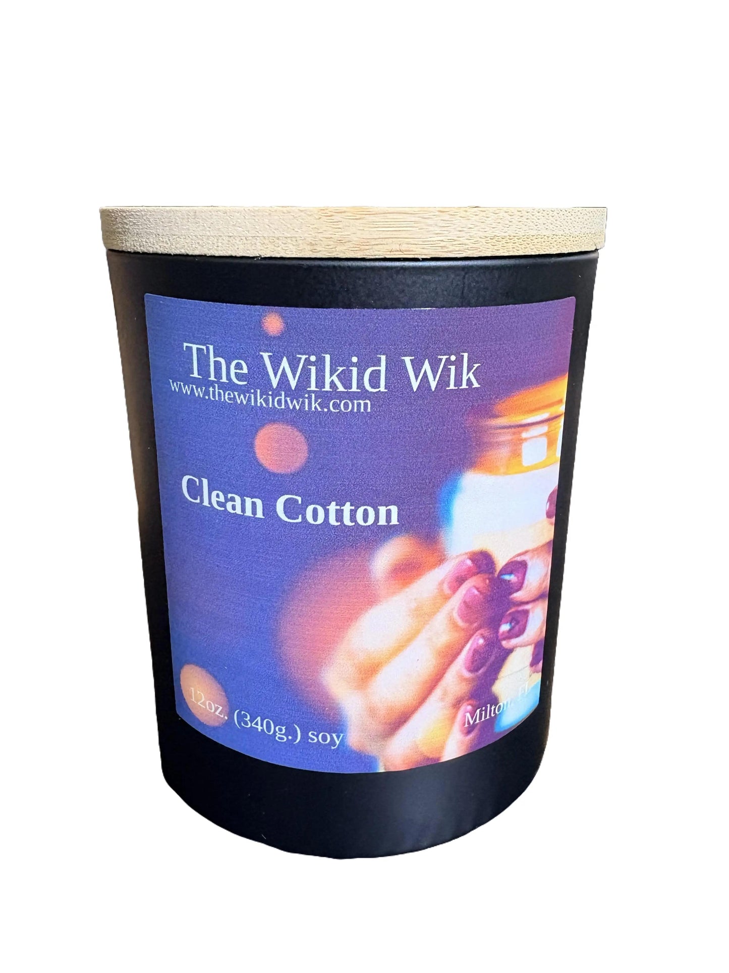 Clean Cotton - Scented Soy Candle (NEW)...Fresh, airy, and comforting — like sun-dried sheets on a warm day.