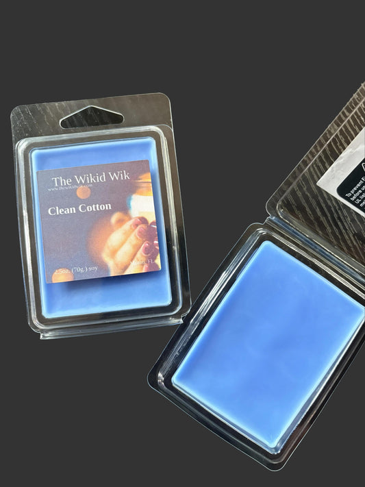 Clean Cotton - Wax Melts...Fresh, airy, and comforting — like sun-dried sheets on a warm day.