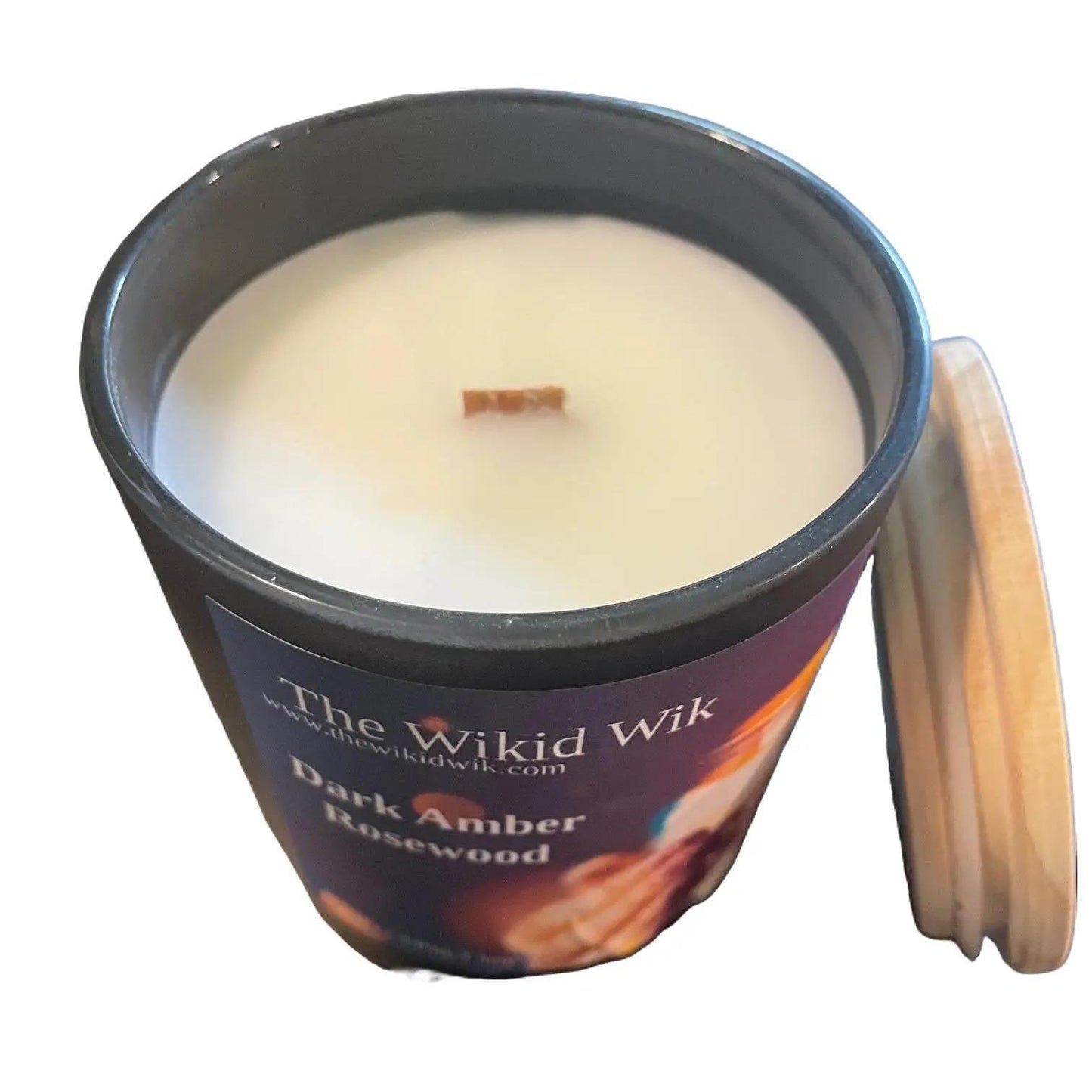 Dark Amber Rosewood - Wikid Chic Scented Candle (NEW)