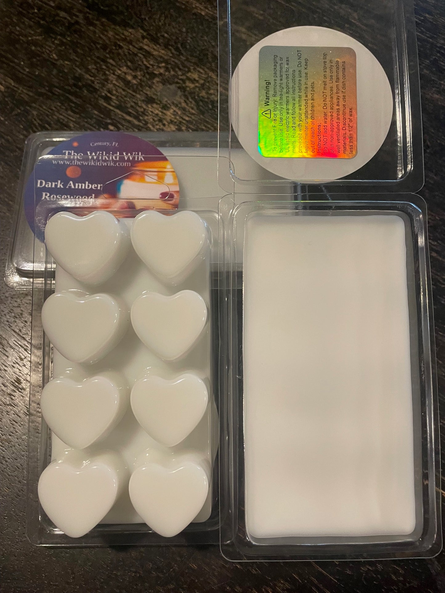 Dark Amber Rosewood - Soy Wax Melts (NEW)