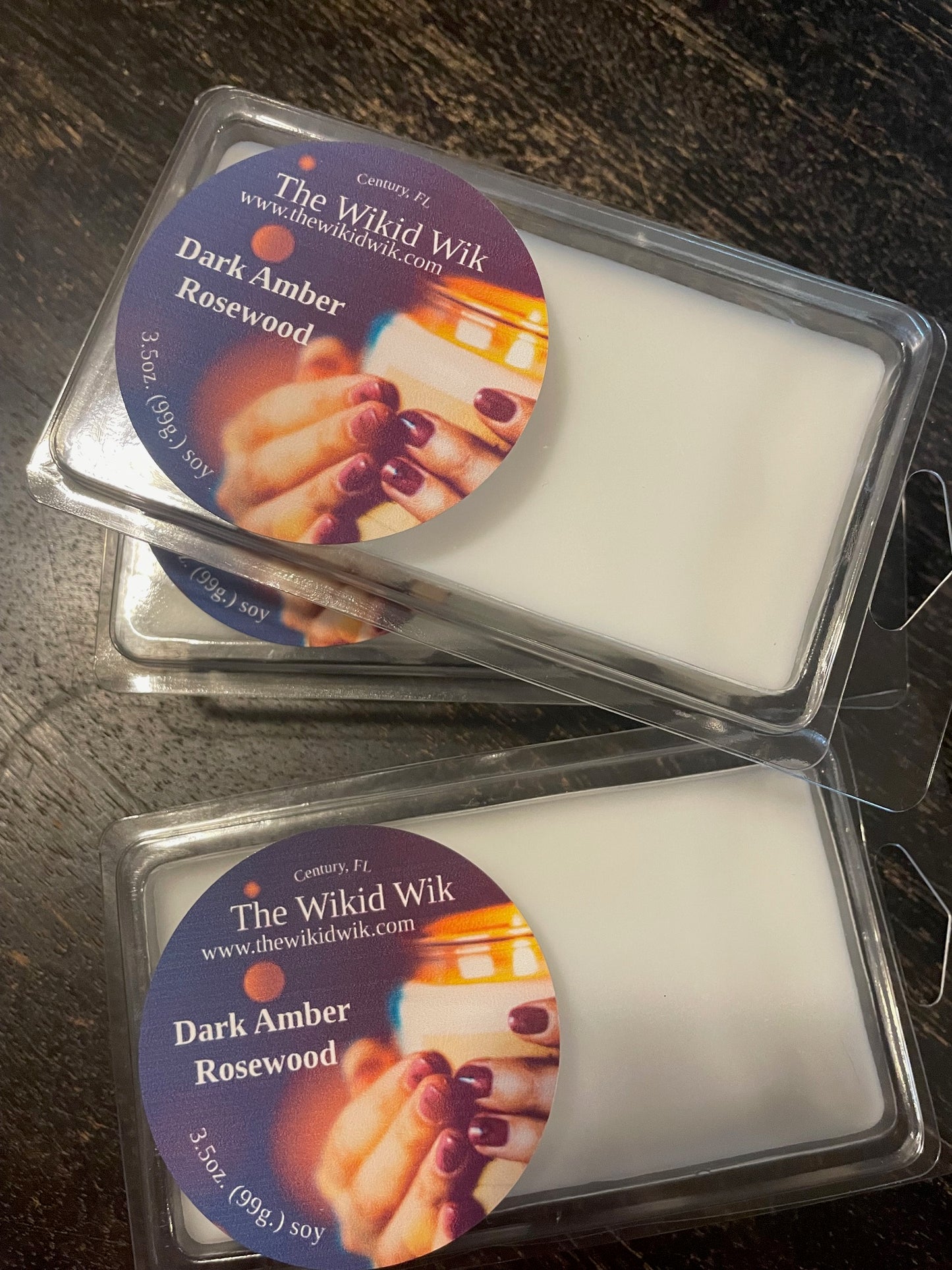 Dark Amber Rosewood - Soy Wax Melts (NEW)