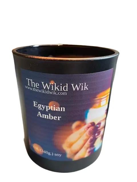 Egyptian Amber - Scented Soy Candle...Warm, sensual, and timeless — like a softly lit space filled with golden warmth.