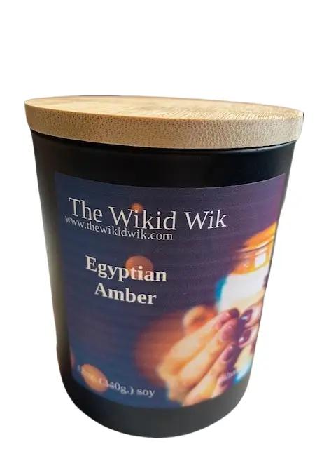 Egyptian Amber - Scented Soy Candle...Warm, sensual, and timeless — like a softly lit space filled with golden warmth.