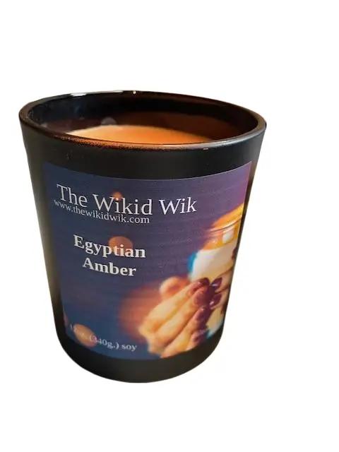 Egyptian Amber - Scented Soy Candle...Warm, sensual, and timeless — like a softly lit space filled with golden warmth.