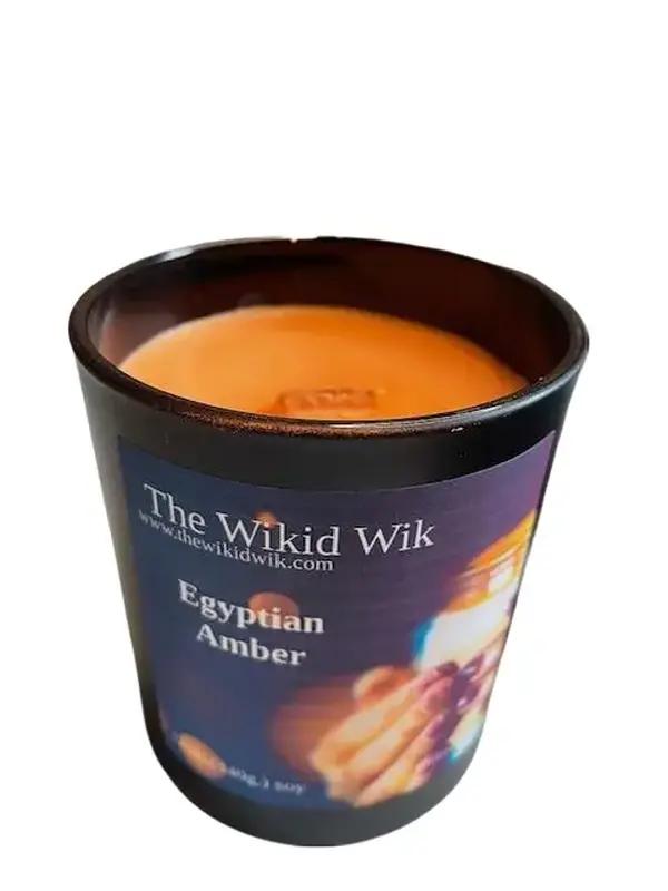 Egyptian Amber - Scented Soy Candle...Warm, sensual, and timeless — like a softly lit space filled with golden warmth.
