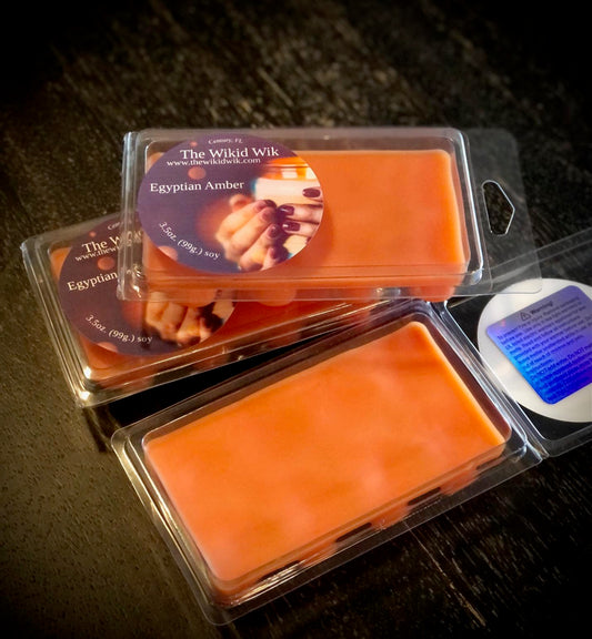 Egyptian Amber - Wax Melts... Warm, sensual, and timeless — like a softly lit space filled with golden warmth.