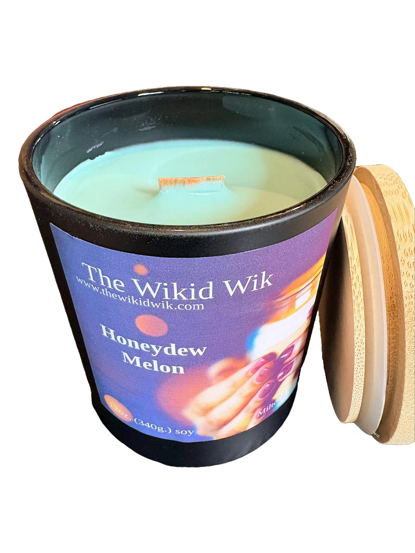 Honeydew Melon - Scented Soy Candle...Fresh, juicy, and lightly sweet — like biting into a perfectly ripe honeydew.