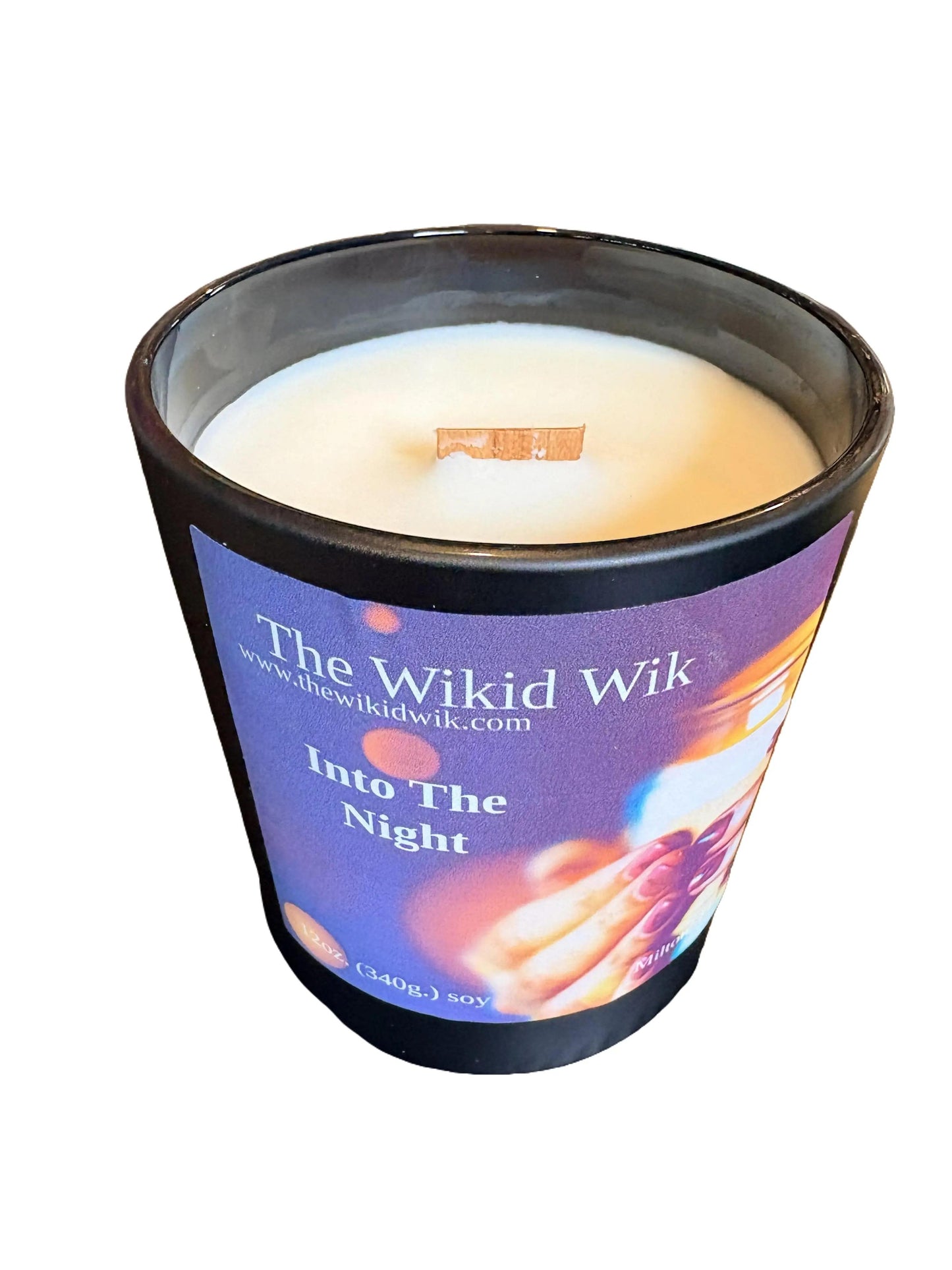 Into the Night - Scented Soy Candle (NEW)...Dark, seductive, and effortlessly luxurious — like stepping into the night wrapped in mystery and warmth.