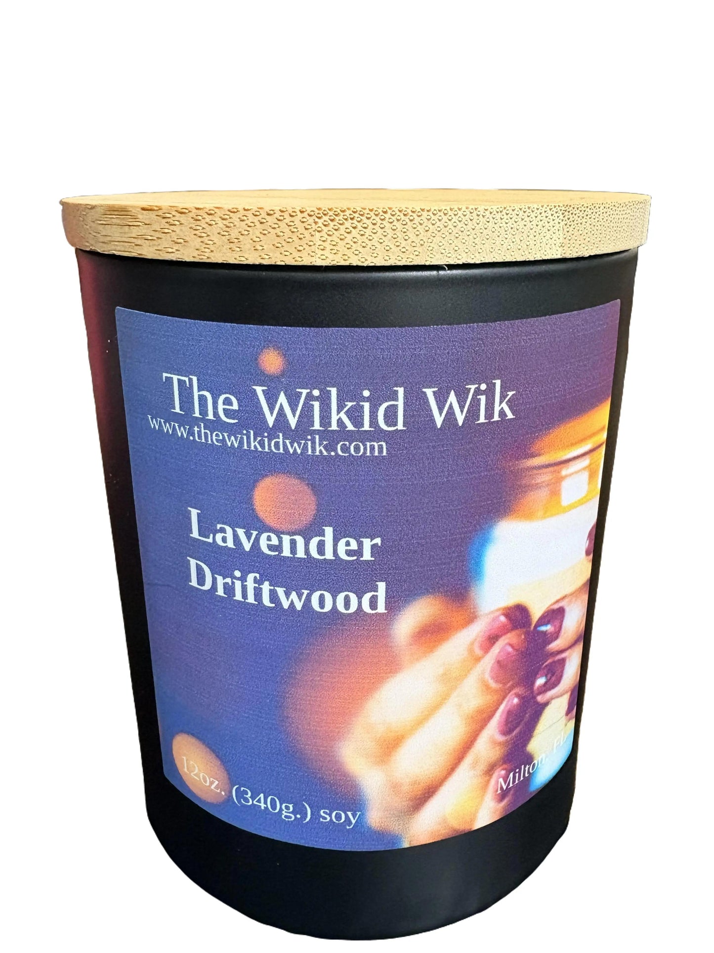 Lavender Driftwood - Scented Soy Candle (NEW)...Calming, airy, and grounding — like lavender drifting through a quiet coastal breeze.