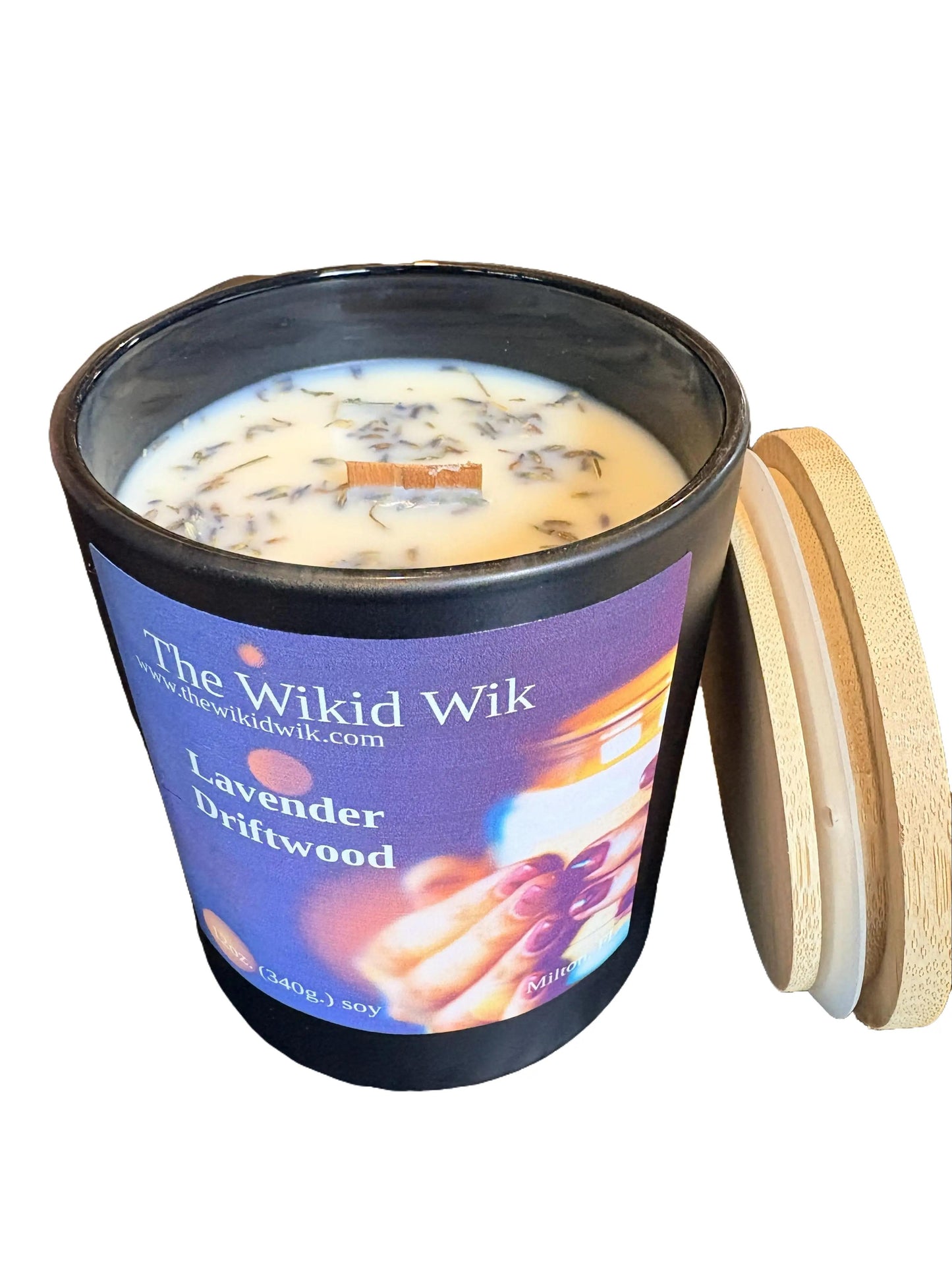 Lavender Driftwood - Scented Soy Candle (NEW)...Calming, airy, and grounding — like lavender drifting through a quiet coastal breeze.
