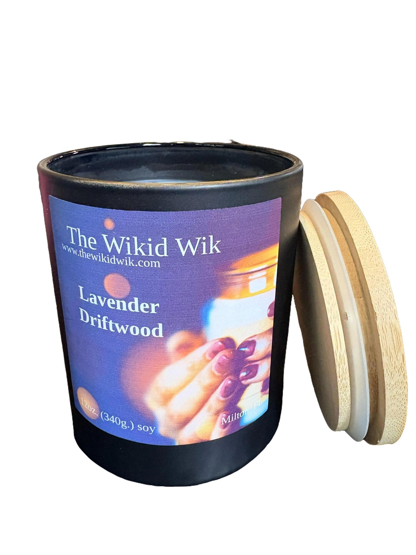 Lavender Driftwood - Scented Soy Candle (NEW)...Calming, airy, and grounding — like lavender drifting through a quiet coastal breeze.