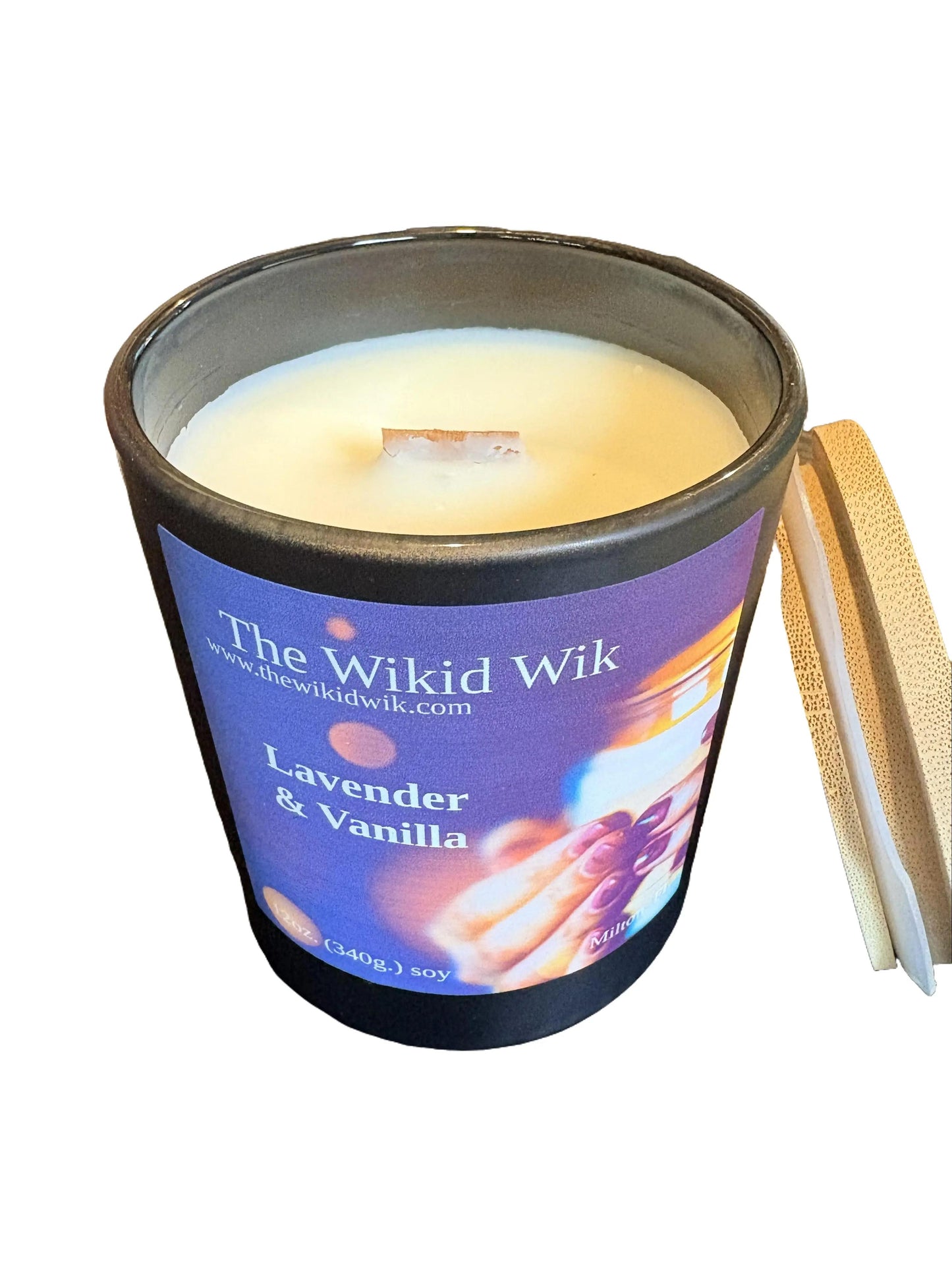 Lavender & Vanilla - Scented Soy Candle (NEW)...Calming, cozy, and comforting — like winding down in a softly lit, peaceful space.