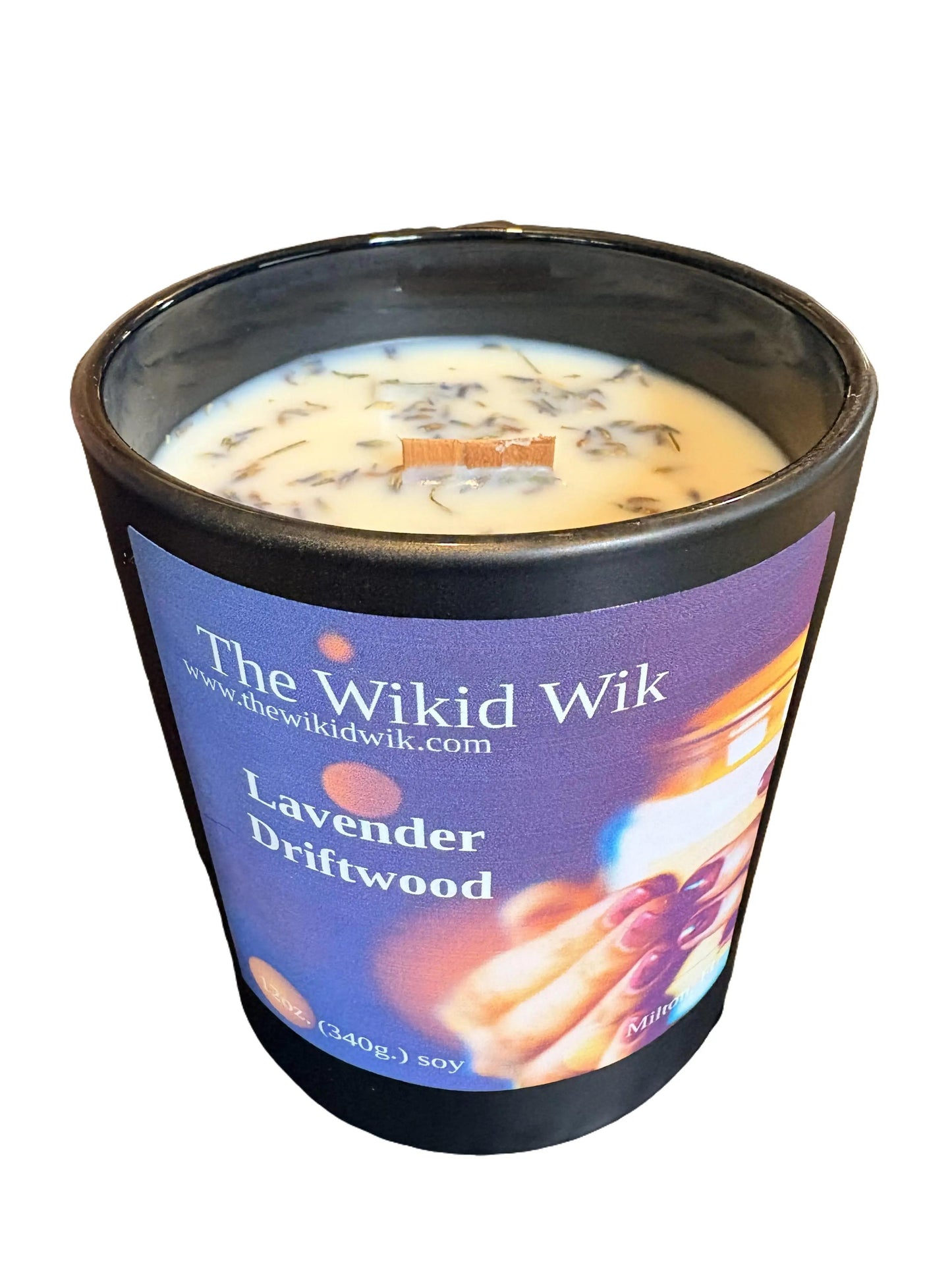 Lavender Driftwood - Scented Soy Candle (NEW)...Calming, airy, and grounding — like lavender drifting through a quiet coastal breeze.