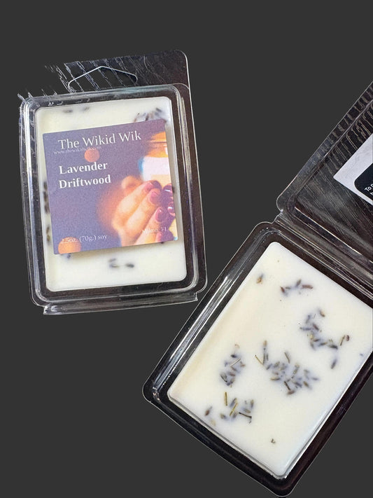 Lavender Driftwood - Wax Melts...Calming, airy, and grounding — like lavender carried on a soft ocean breeze.