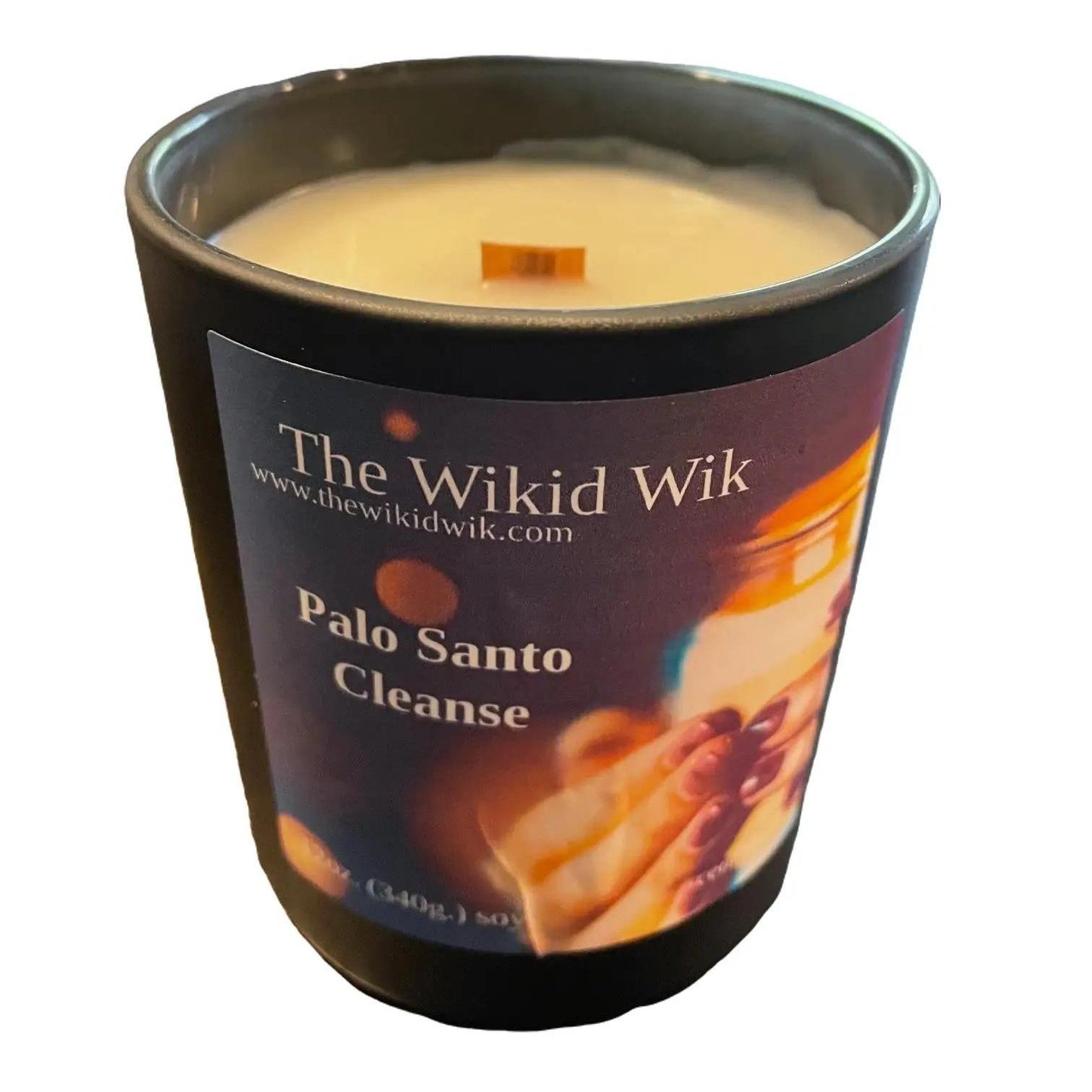 Palo Santo Cleanse - Scented Soy Candle - (NEW)...Warm, grounding, and cleansing — like resetting the energy in your space.