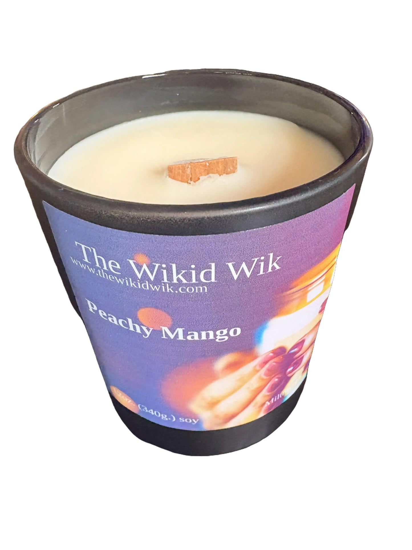 Peachy Mango - Scented Soy Candle (NEW)...Bright, juicy, and sunshine-sweet — like fresh peaches and ripe mango filling the room with tropical warmth.