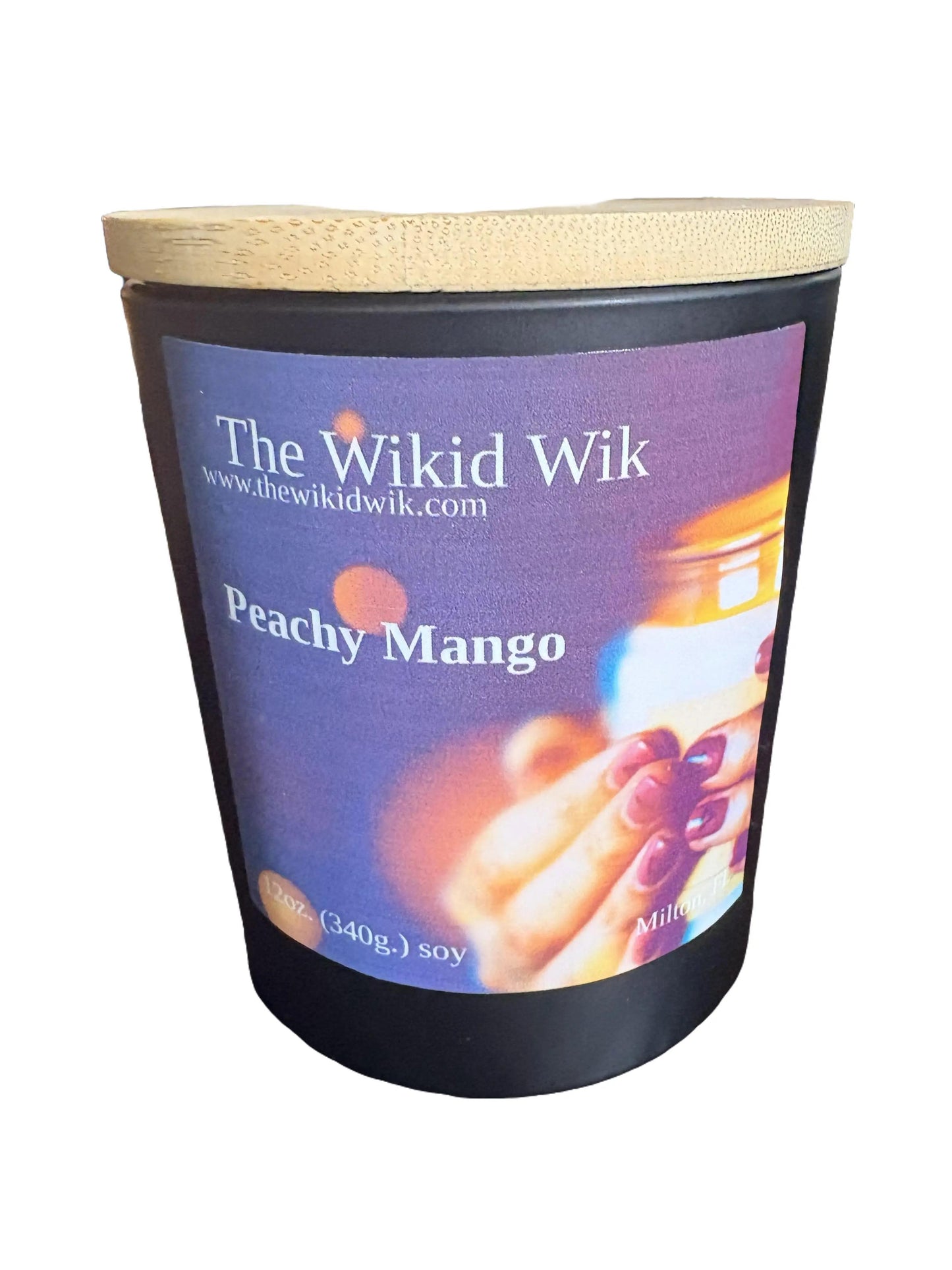 Peachy Mango - Scented Soy Candle (NEW)...Bright, juicy, and sunshine-sweet — like fresh peaches and ripe mango filling the room with tropical warmth.