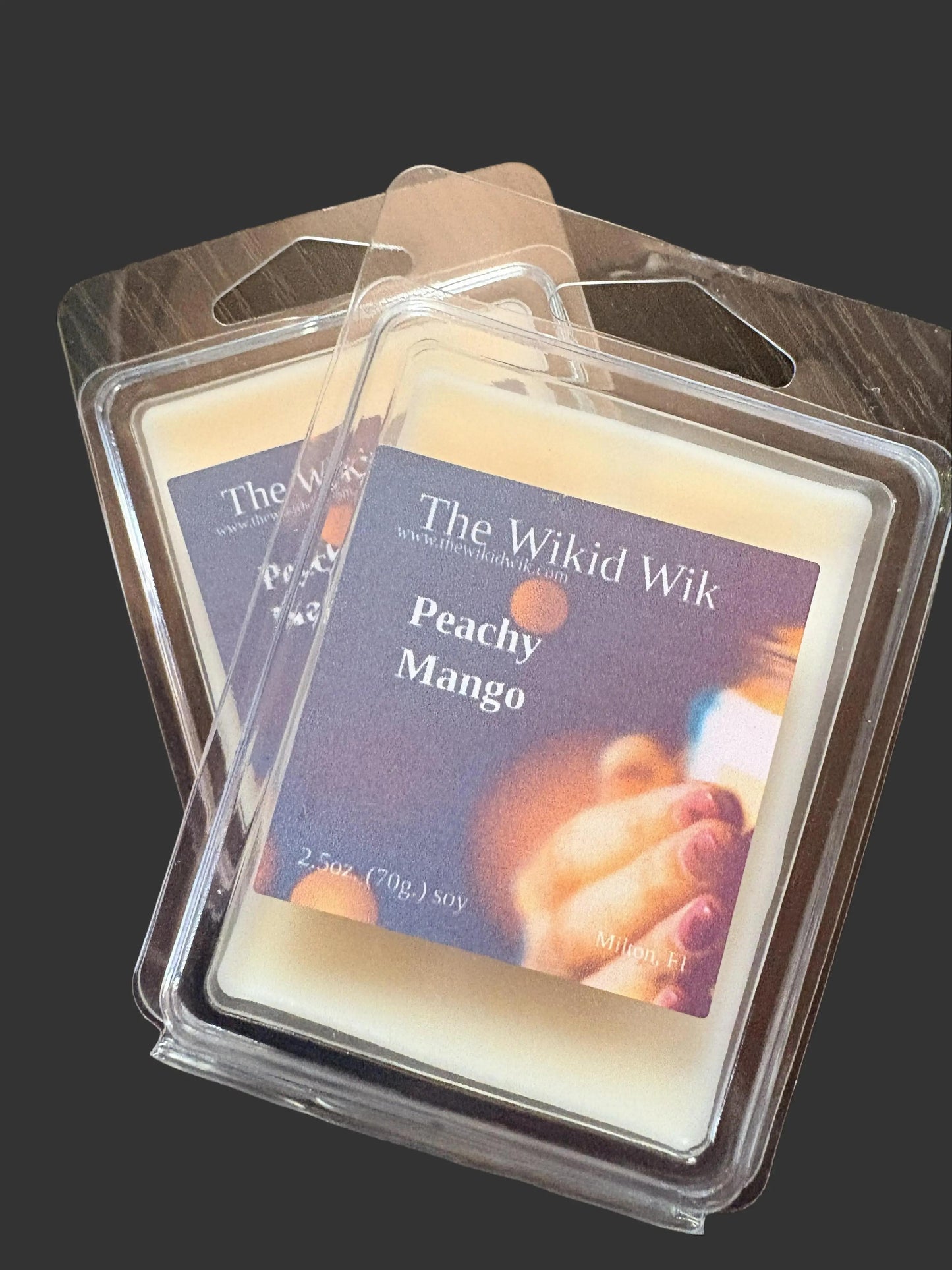 Peachy Mango - Soy Wax Melts (NEW)...Bright, juicy, and sunshine-sweet — like fresh peaches and ripe mango blended into the perfect tropical escape.