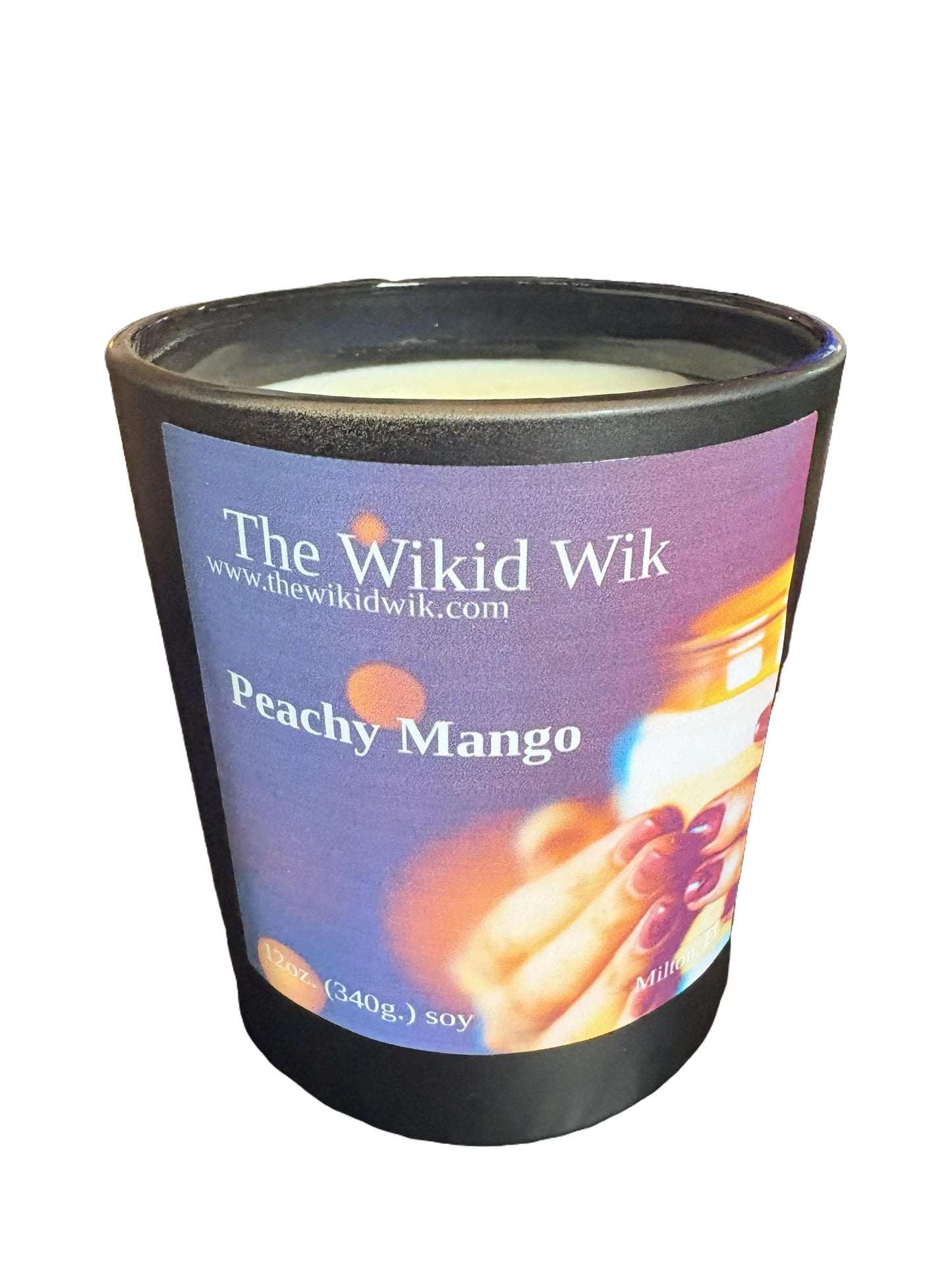Peachy Mango - Scented Soy Candle (NEW)...Bright, juicy, and sunshine-sweet — like fresh peaches and ripe mango filling the room with tropical warmth.