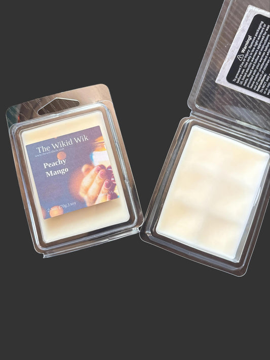 Peachy Mango - Soy Wax Melts (NEW)...Bright, juicy, and sunshine-sweet — like fresh peaches and ripe mango blended into the perfect tropical escape.