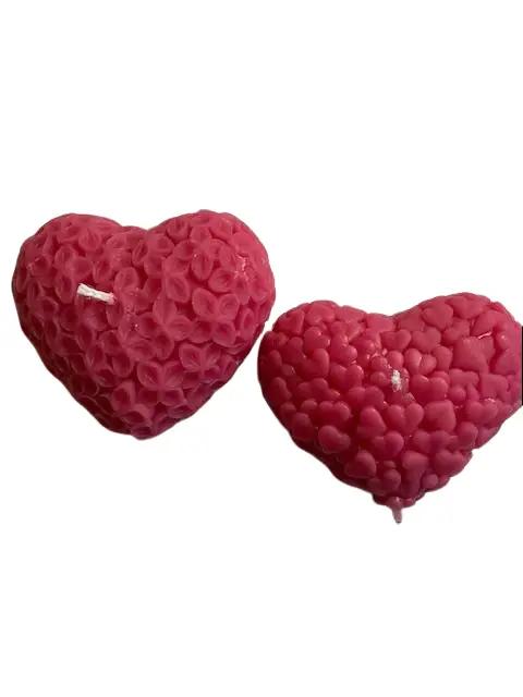 Valentines Hearts - Champagne Toast Scented Candles (Pink) (NEW)...Sweet, bubbly, and romantic — like clinking glasses and celebrating love.