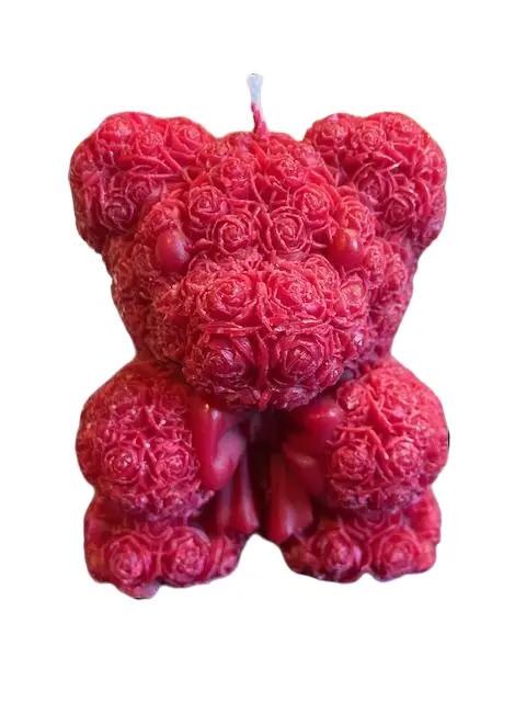 Valentines Teddy Bear - Hot Tamales (hot cinnamon) (Red) (NEW)
