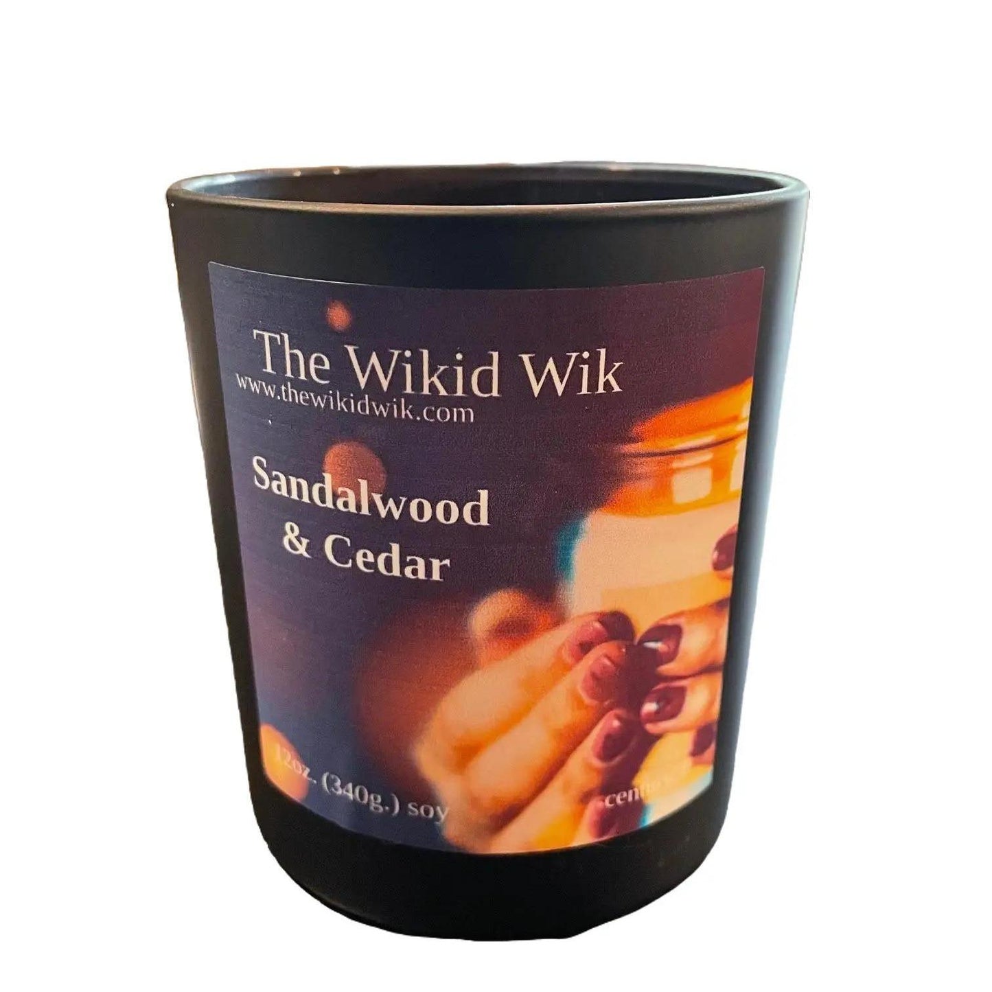 Sandalwood & Cedar - Scented Soy Candle (NEW)