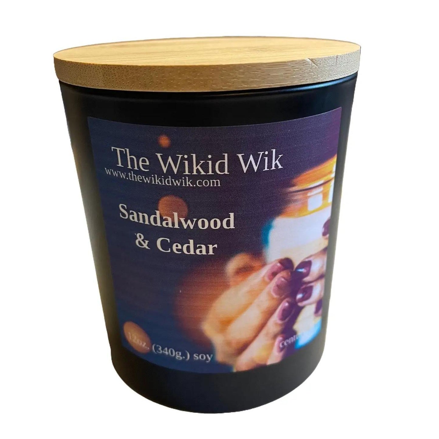 Sandalwood & Cedar - Scented Soy Candle (NEW)