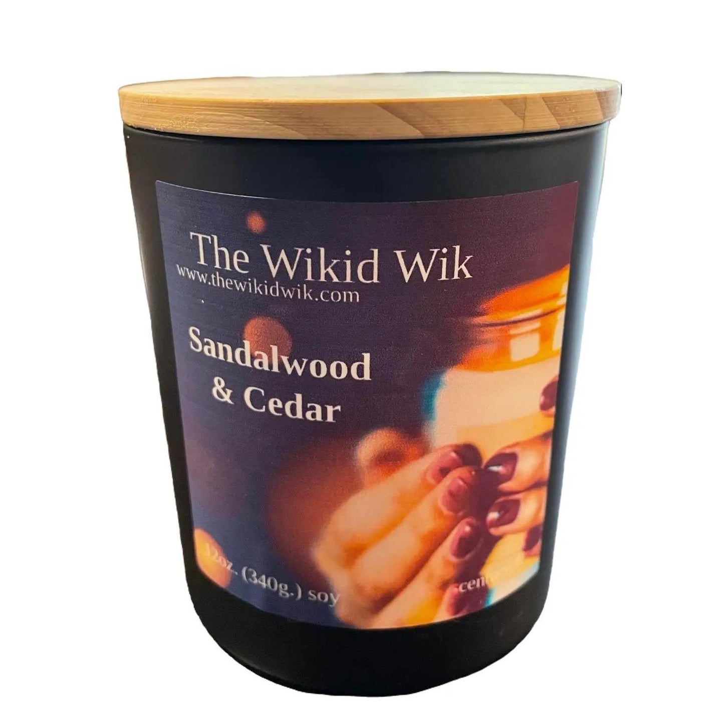 Sandalwood & Cedar - Scented Soy Candle (NEW)