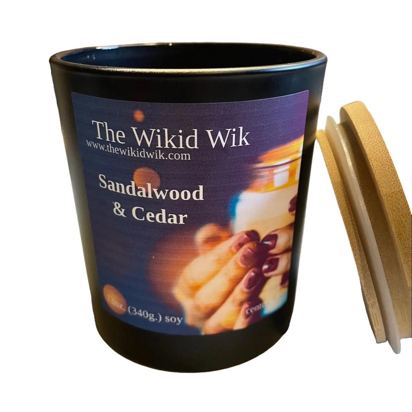 Sandalwood & Cedar - Scented Soy Candle (NEW)