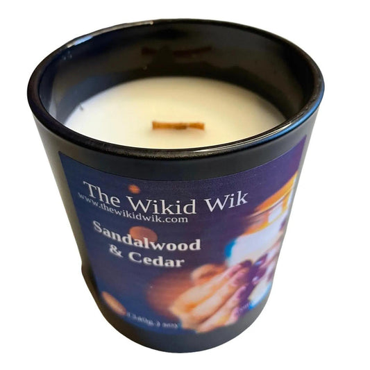 Sandalwood & Cedar - Scented Soy Candle (NEW)