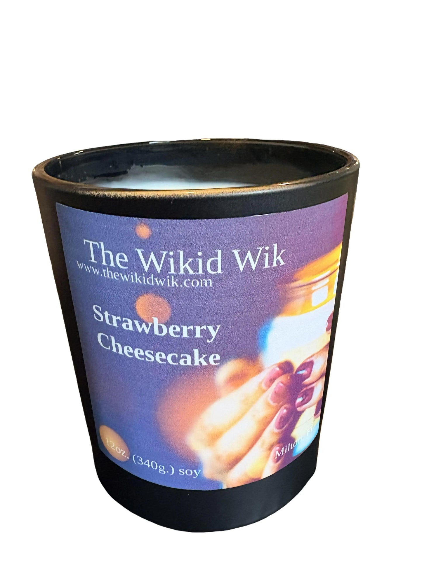 Strawberry Cheesecake - Scented Soy Candle (NEW)...Sweet, creamy, and downright delicious — like fresh strawberry cheesecake straight from the bakery.