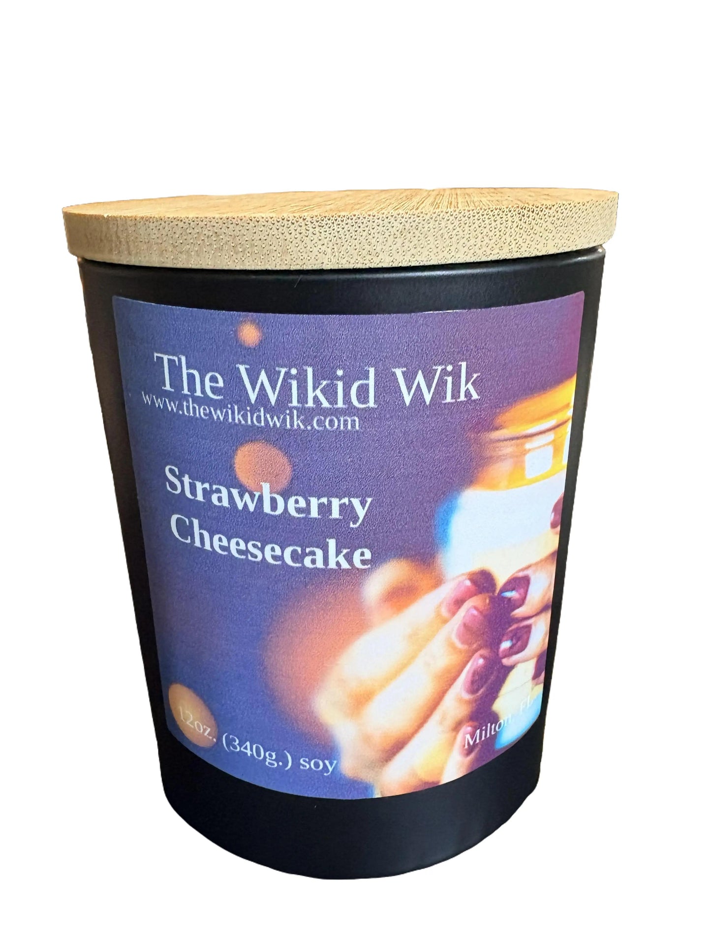 Strawberry Cheesecake - Scented Soy Candle (NEW)...Sweet, creamy, and downright delicious — like fresh strawberry cheesecake straight from the bakery.