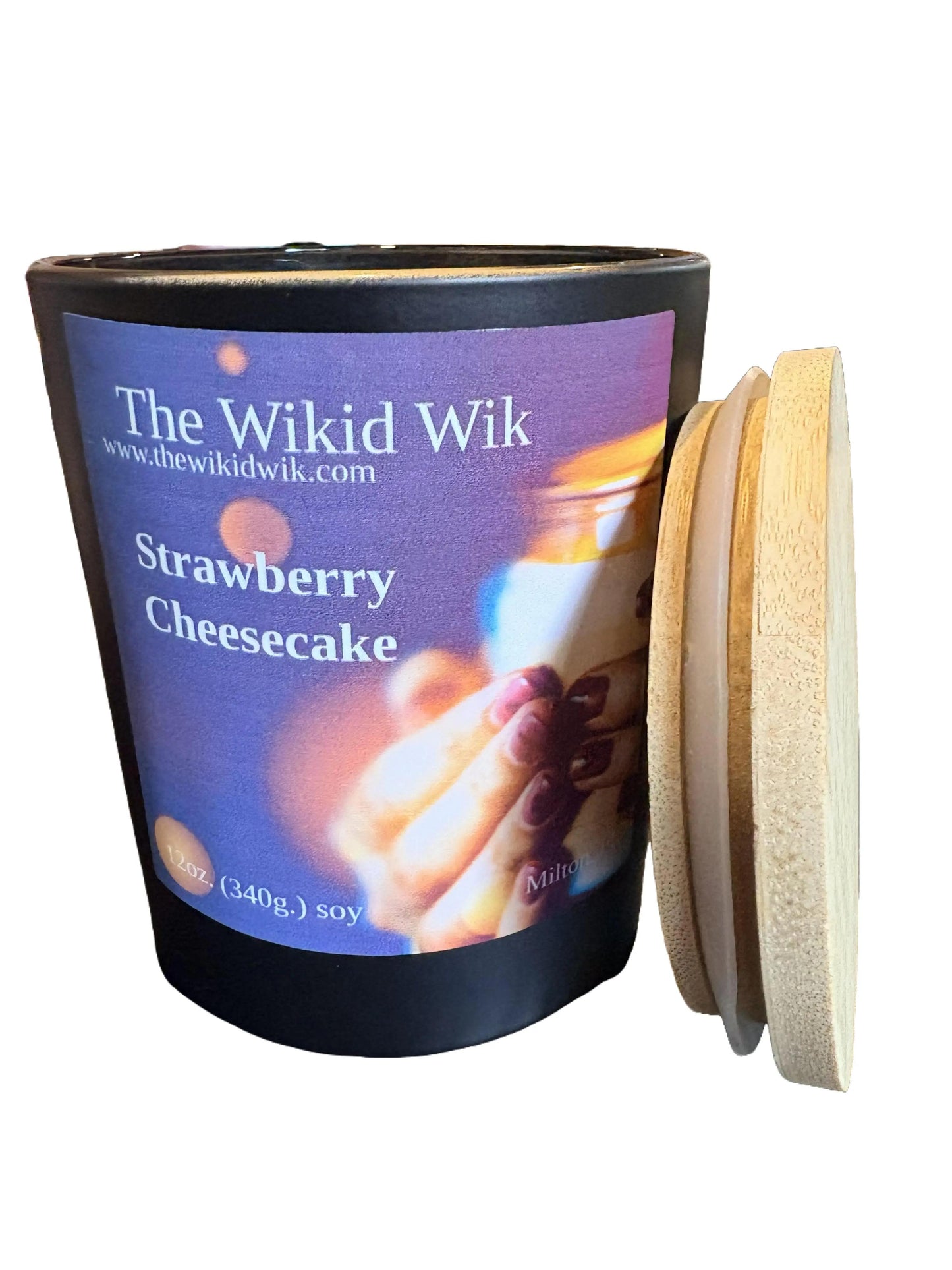 Strawberry Cheesecake - Scented Soy Candle (NEW)...Sweet, creamy, and downright delicious — like fresh strawberry cheesecake straight from the bakery.